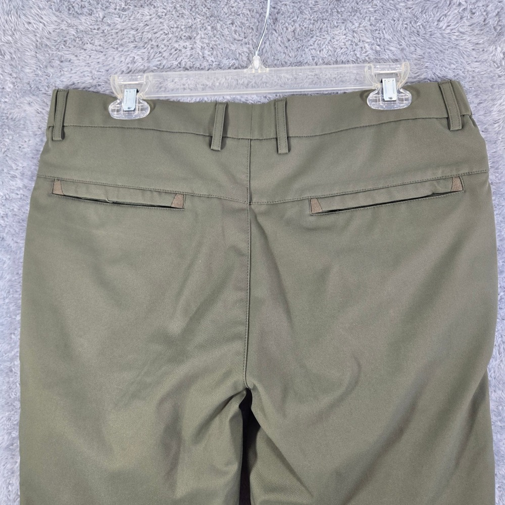 Jack Archer Jetsetter Pants Mens 33x30 Olive Green Tech Chino Trousers 100% Poly - Picture 7 of 8